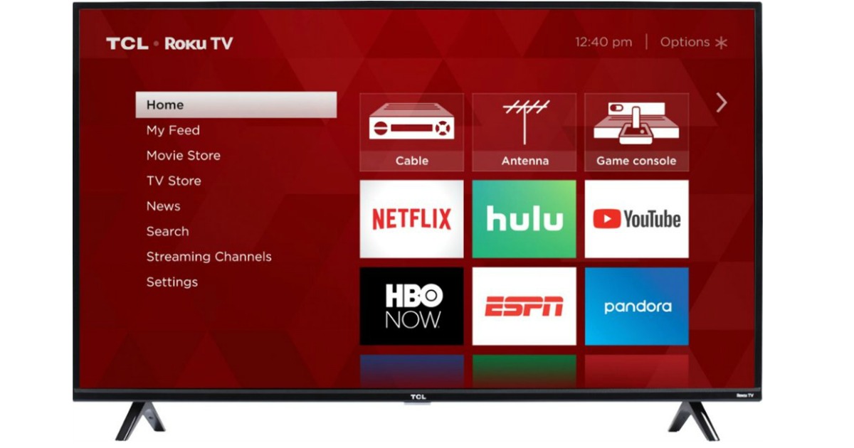 TCL 43″ Roku Smart TV