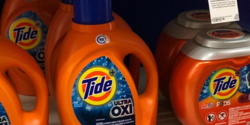 Tide Ultra Oxi Liquid Detergent LARGE 115oz Bottle as low as $5.16 at Lowe’s