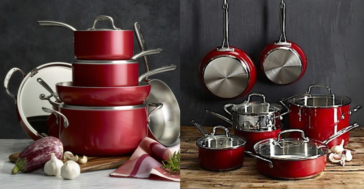 williams sonoma copycat budget – red cookware set pots and pans onlineparisons side by side