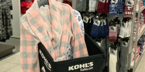 Men’s & Women’s Plush Robes Only $15.99 at Kohl’s (Regularly $50)