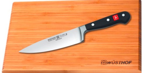 Wüsthof Classic 6″ Cook’s Knife w/ Bamboo Cutting Board Only $39.88 (Regularly $60)