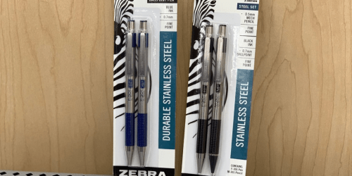 Rare $3/2 ZEBRA Stainless Steel Writing Instruments Coupon = Nice Savings at Walmart & Target