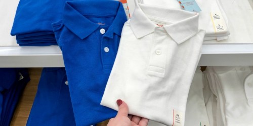 Cat & Jack Uniform Polos Only $3.20 at Target | Covered by 1-Year Guarantee