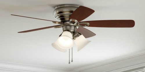 Up to 40% Off Ceiling Fan Light Kits at Home Depot