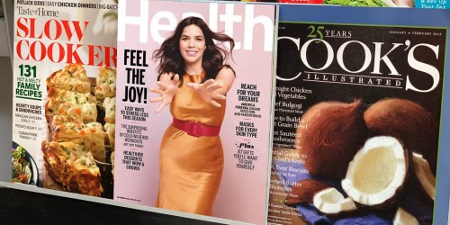 Free 1-Year Health Magazine Subscription