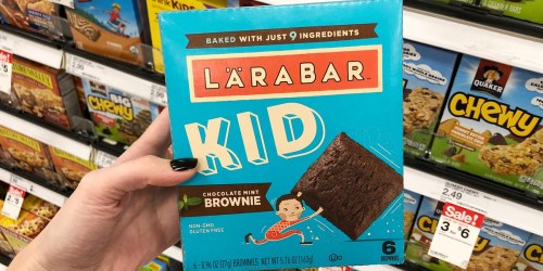 LÄRABAR Kid Brownies 6-Count Box Possibly Only 28¢ After Cash Back at Target (Regularly $4)