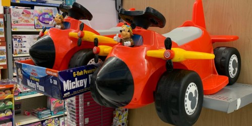 Disney Ride-On Plane Toys Possibly Just $15 at Walmart (Regularly $60)