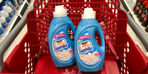 Suavitel 50-Ounce Liquid Fabric Softener Only $1.69 After Cash Back at Target + More