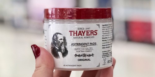 Thayers Witch Hazel Astringent 60-Count Pads Only $4.32 Each After Target Gift Card & More