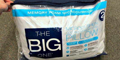 Kohl’s Cardholders: The Big One Memory Foam Pillows 2-Pack Only $11.87 Shipped (Regularly $70)