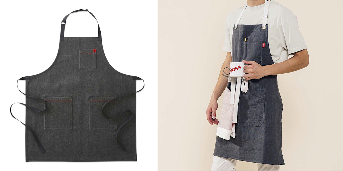 williams sonoma copycat budget – chambray denim kitchen apron onlineparison side by side