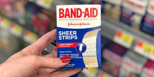 Band-Aid Brand Sheer Adhesive Bandages Only $1.24 (Ships w/ $25 Amazon Order)