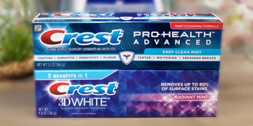 High Value $2/1 Crest Toothpaste Coupon (Score Toothpaste for UNDER 50¢ at Walmart!)