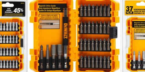 DEWALT Screwdriving Set w/ Case Only $7.40 at Home Depot (Regularly $19)