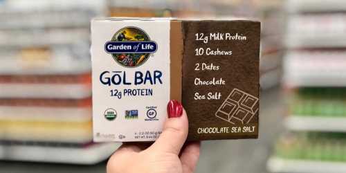 Garden of Life Organic Protein Bars 12-Pack Just $9.41 Shipped on Amazon (Only 79¢ Each)