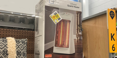 Mainstays Radiant Quartz Heater Possibly Only $19 at Walmart (Regularly $49+)