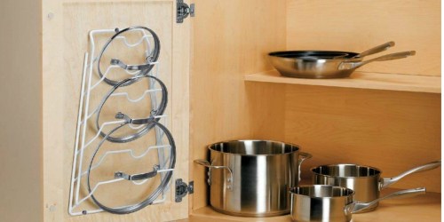 Cabinet Door Lid Rack Organizer Only $6.58