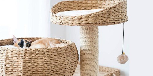 PetPals Natural Rope Cat Tree Only $79.96 Shipped on Amazon