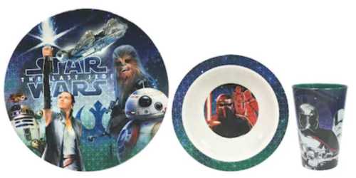 Kohl’s Cardholders: Star Wars 3-Piece Melamine Dinnerware Set Only $3.63 Shipped (Regularly $26) + More