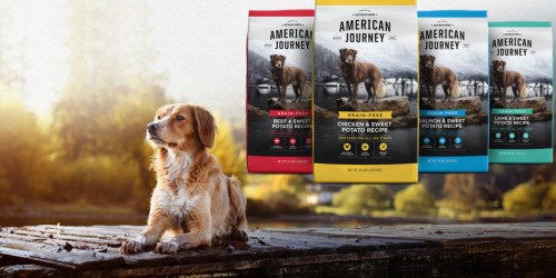 American Journey Dry Dog Food 24-Pound Bag as Low as $17.99 Shipped (Regularly $40) & More