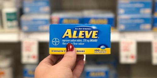 Aleve Pain Reliever 100-Count Just $5.99 Shipped on Walgreens.online (Regularly $12)