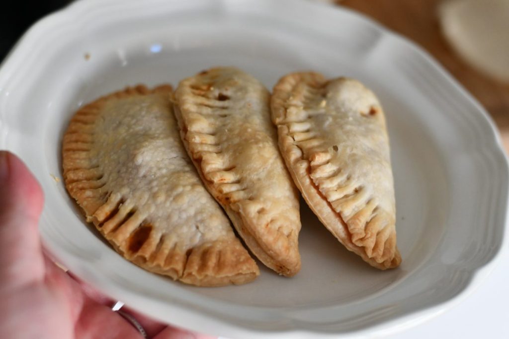 plate of homemade empanadas 