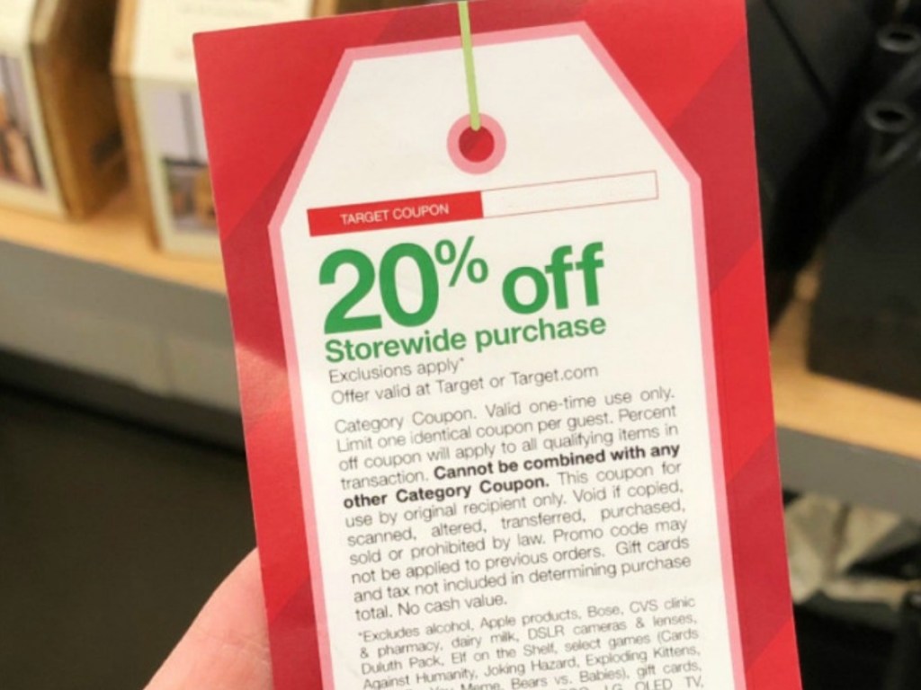 20 off Target coupon