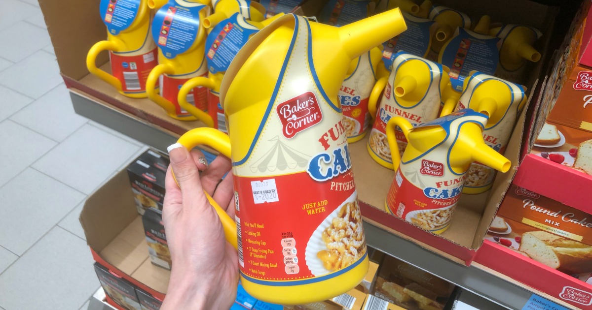 Baker's corner funnel cake mix Aldi