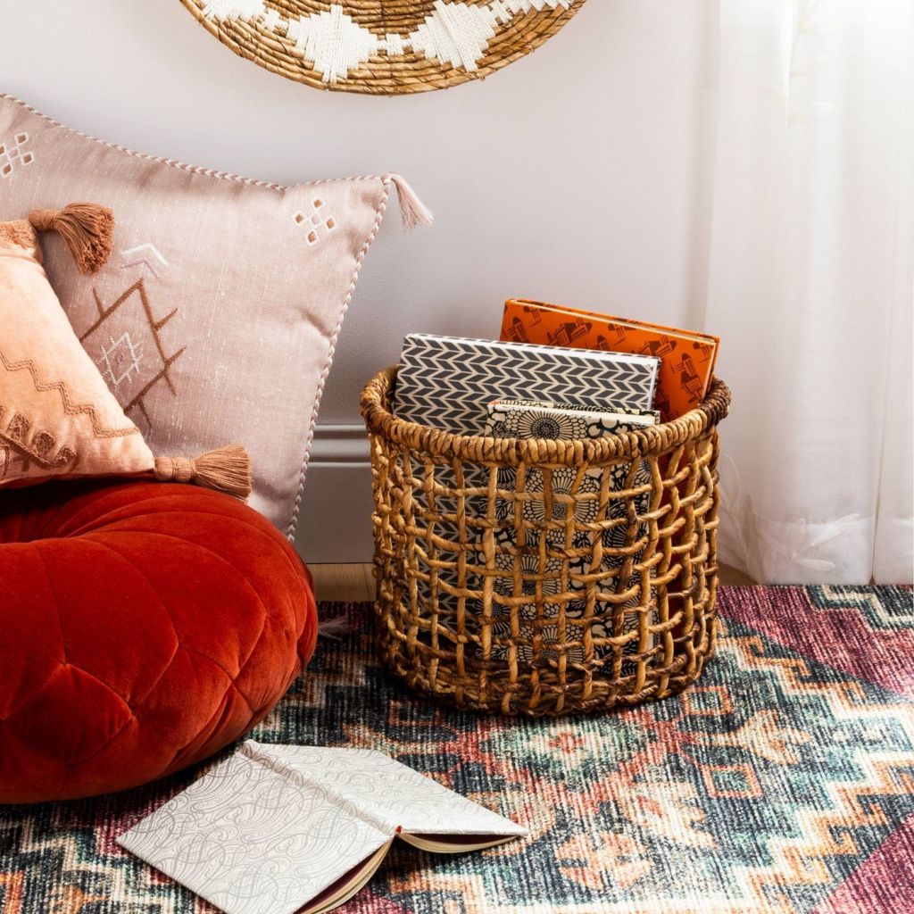 Banana Leaf Open Weave Basket