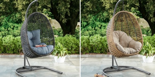 Better Homes & Gardens Wicker Hanging Chair w/ Stand Just $239.90 at Walmart