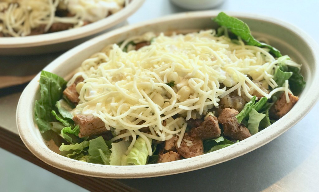 Chipotle salad bowls