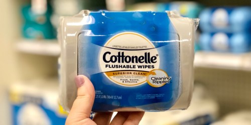 NEW Cottonelle Coupons = Flushable Wipes Only $1.69 at Target