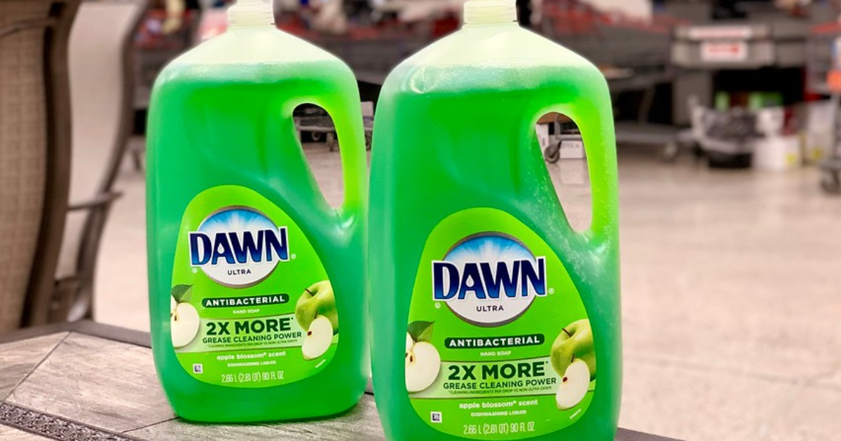 Dawn Antibacterial dish soap 90 oz bottles at Costco