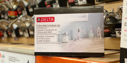 Home Depot: Delta Bathroom Countertop Accessory Kit Possibly Only $9 (Regularly $36)