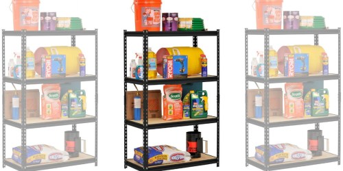 Edsal 4-Shelf Steel Shelving Unit Only $41.98 at Home Depot