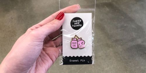 FREE Fight Like A Girl Pin for Select World Market Rewards Members