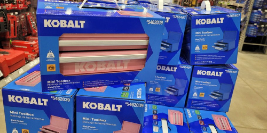 Viral Kobalt Mini Tool Boxes Only $12.98 on Lowes.online (10K Sold Last Week!)