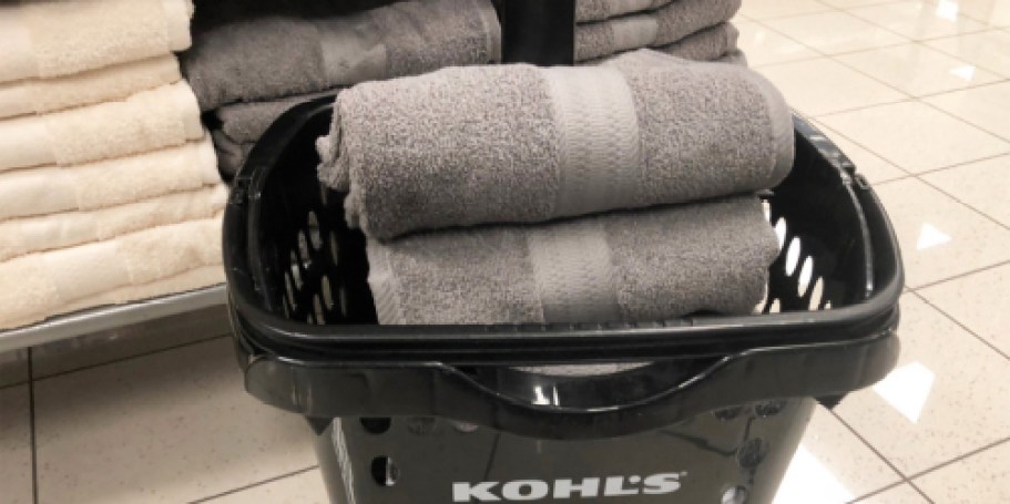 Kohl’s The Big One Bath Towels from $2.99 (Great for College-Bound Kids!)