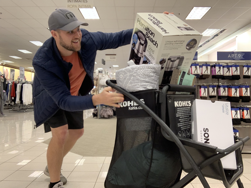 Stetson shopping at Kohl's