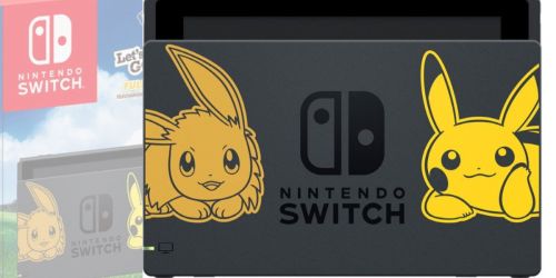 Special Edition Nintendo Switch Pikachu Eevee Edition Only $399.99 at Best Buy