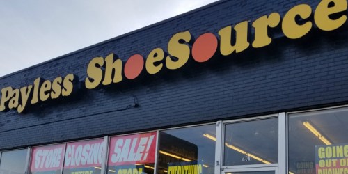 Payless ShoeSource Closeout Sale = Up to 40% off Entire Store