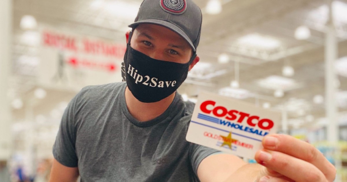 man holding Costco card