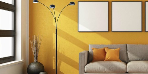 Adesso 84″ Satin Steel Floor Lamp Just $51.75 Shipped at HomeDepot.online (Regularly $104)