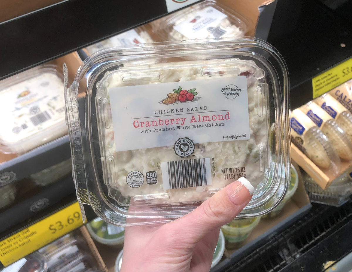 cranberry almond chicken salad Aldi