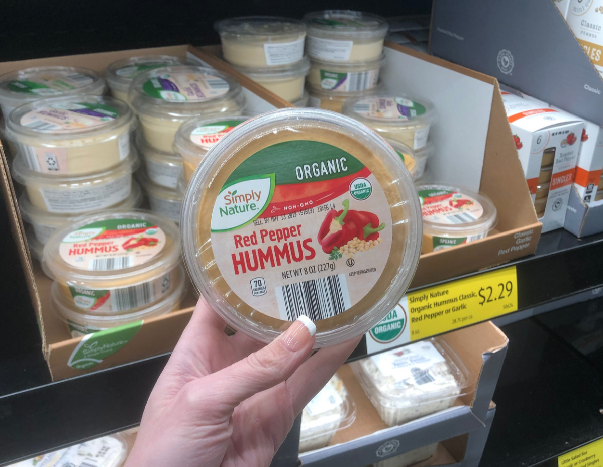 organic red pepper hummus Aldi