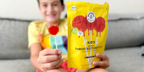 Beekeeper’s Naturals Kids Lollipops Only $6 Shipped on Amazon | Soothes Throats & Boosts Immunity