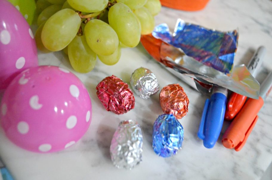 wrapped grapes gag easter egg hunt 