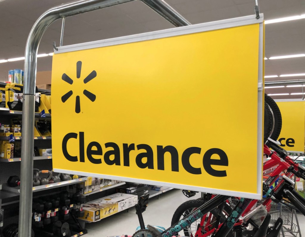 clearance sign