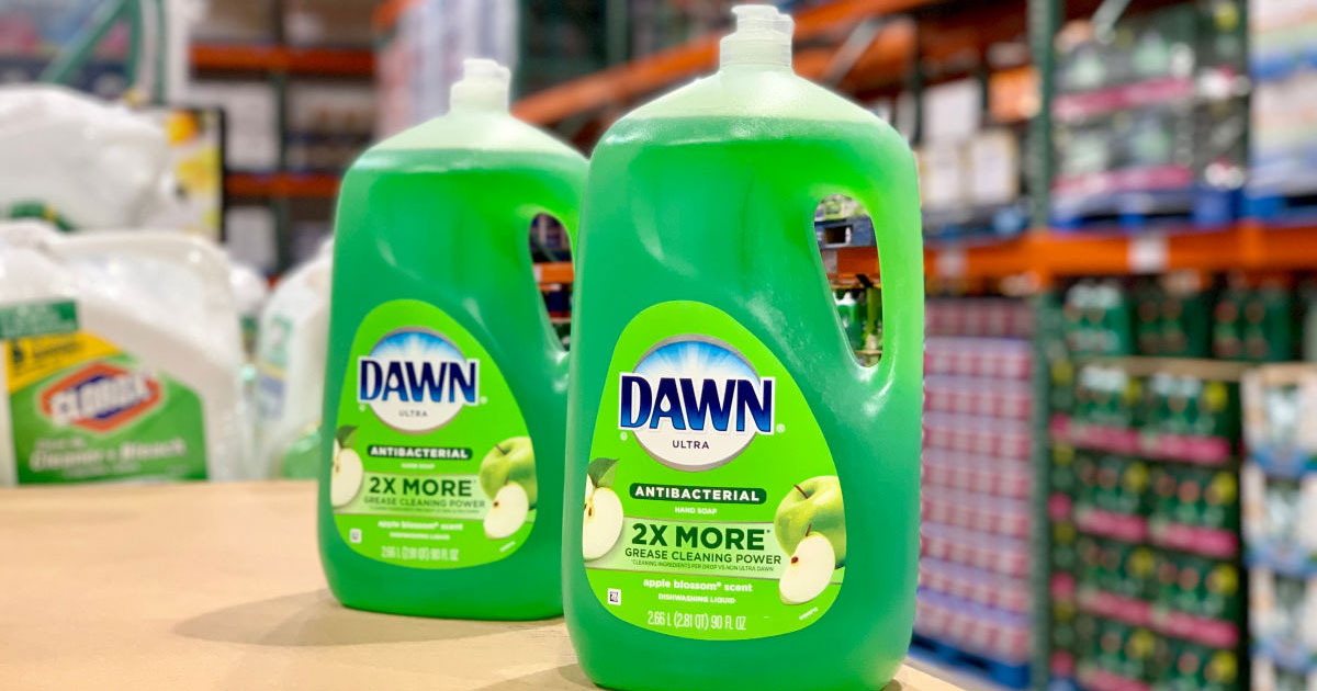 costco deal – dawn anti-bacterial dish soap in apple blossom scent