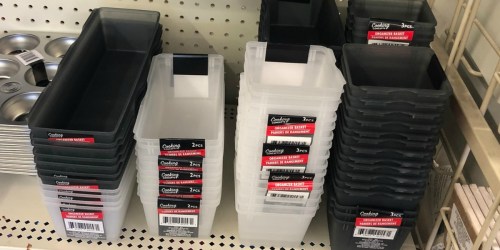 Dollar Tree Plastic Organizer Multi-Packs Only $1